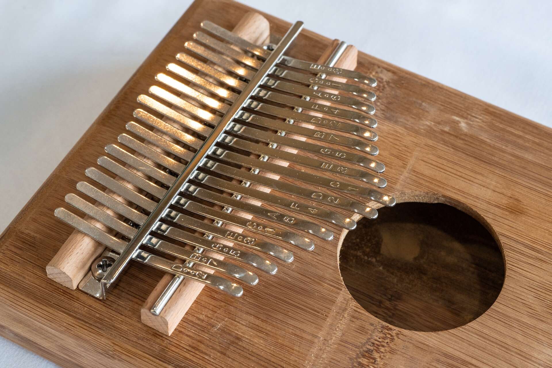 17-Key Bamboo Kalimba (Thumb Piano)